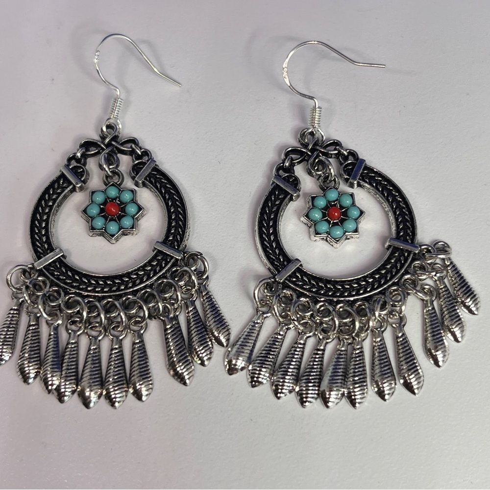 S925 Silver Tassel Earrings – NWT